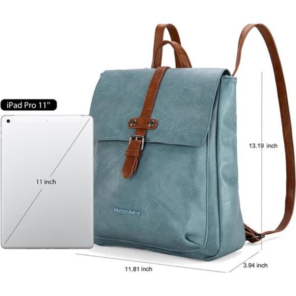 Womens Medium Backpack Convertible Blue main image 5